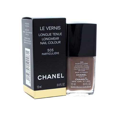 chanel le vernis nail polish review|Chanel 505 particuliere nail polish.